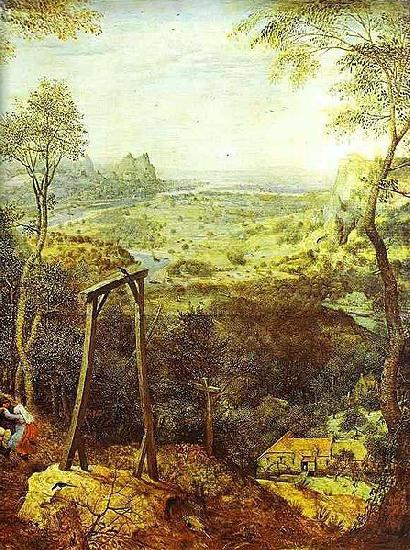 Pieter Bruegel the Elder The Magpie on the Gallows - detail France oil painting art